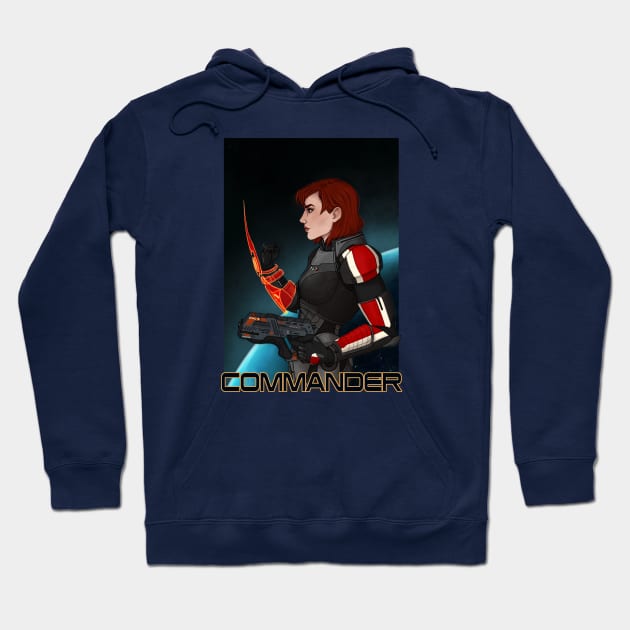 Commander Jane Shepard Hoodie by thornælle